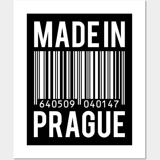 Made In Prague Wall Art by winwinshirt